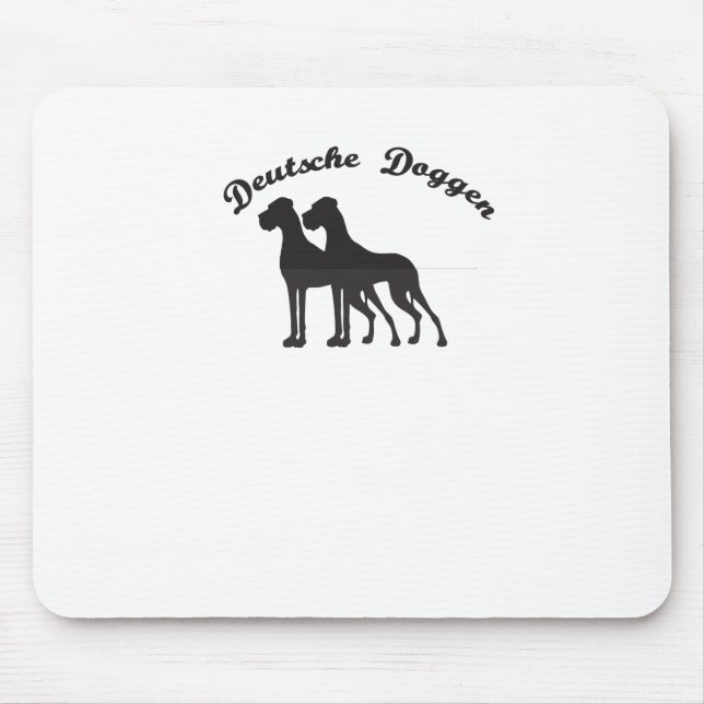 Deutsche Doggen Mouse Mat (Front)