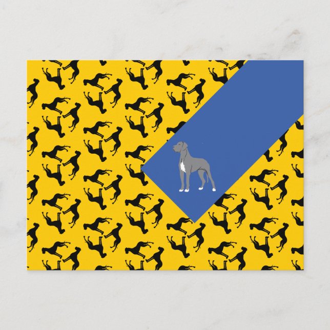 Deutsche Doggen Postekarte Postcard (Front)