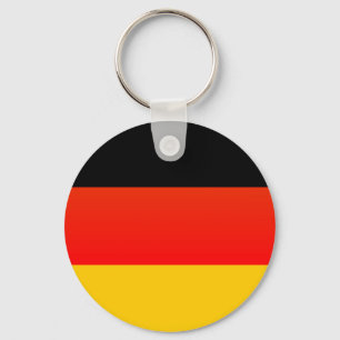 Deutsche Flagge or German Flag Key Ring