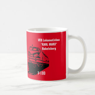 Deutsche Reichsbahn DDR Design Coffee Mug