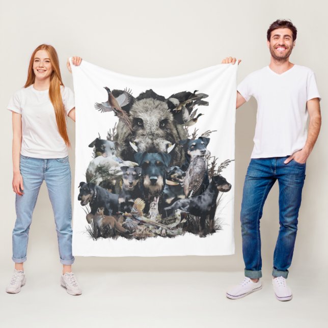  Deutscher Jagdterrier  Fleece Blanket (In Situ)