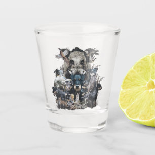 Deutscher Jagdterrier Shot Glass