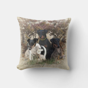  Deutscher Jagdterrier Square Wall Clock Coffee Mu Cushion