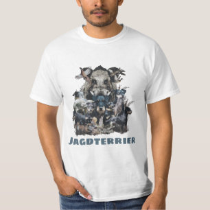 Deutscher Jagdterrier Tapestry Canvas Print Acryli T-Shirt