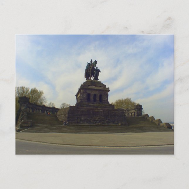 Deutsches Eck, Koblenz, Germany Postcard (Front)