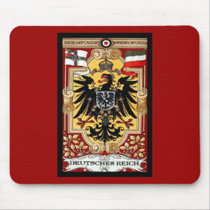 Deutsches Reich ~ Vintage German WW1 Poster Mouse Mat