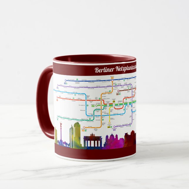 " Deutschland: 2021/heute BERLIN - U/S-Bahn  Tasse Mug (Front Left)