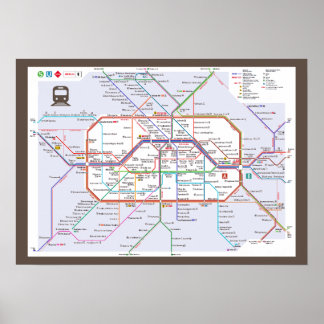 " Deutschland: 2022/heute Berlin - Liniennetz ...  Poster