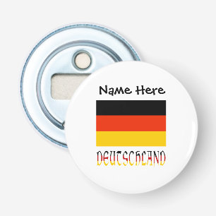 Deutschland and German Flag Personalised Bottle Opener