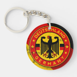 Deutschland, Badge of Germany Key Ring