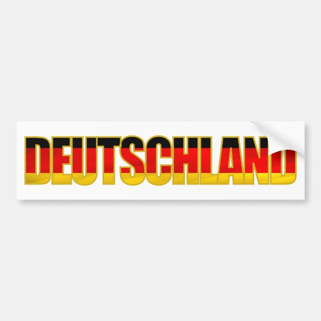 Deutschland Bumper Bumper Sticker (Front)