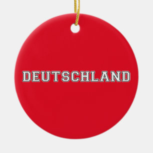 Deutschland Ceramic Tree Decoration