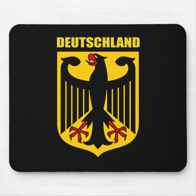 Deutschland Coat of Arms Mouse Mat (Front)