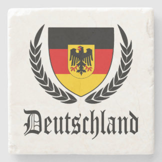 Deutschland Crest Stone Coaster