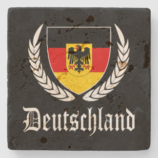 Deutschland Crest Stone Coaster