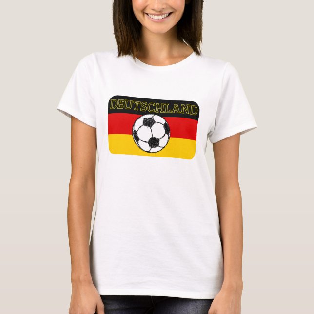 DEUTSCHLAND FLAG | FOOTBALL T-Shirt (Front)