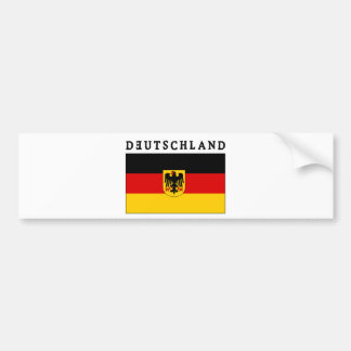 Deutschland Flagge Bumper Sticker