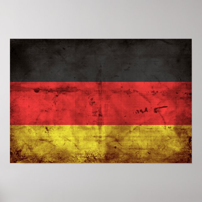 Deutschland Flagge Poster (Front)