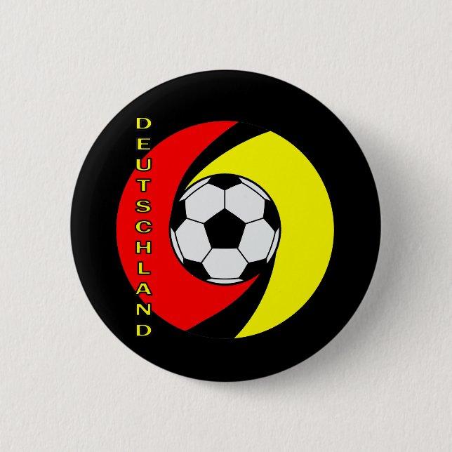 deutschland Fussball 2010 6 Cm Round Badge (Front)