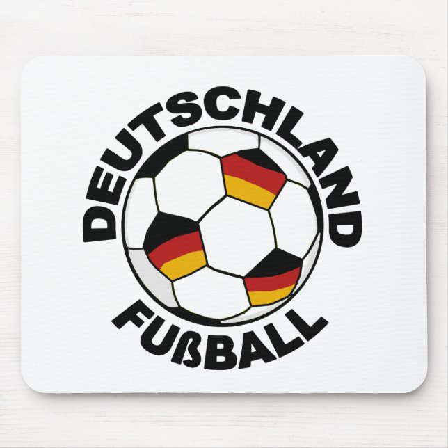 Deutschland  Fußball design Mouse Mat (Front)