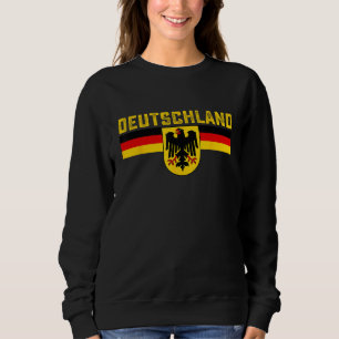 Deutschland Germany Flag Eagle German National Men Sweatshirt
