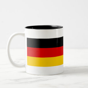 Deutschland - Germany Flag Two-Tone Coffee Mug