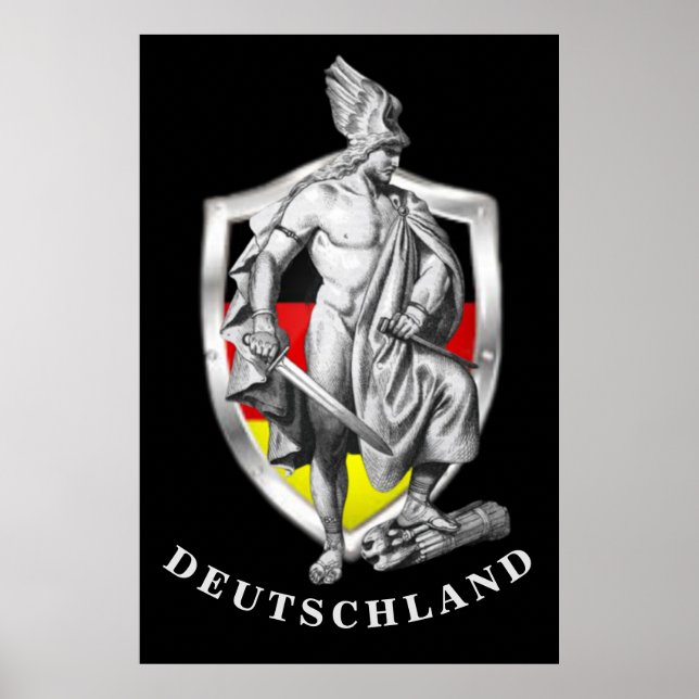 Deutschland Germany Hermann Arminius Poster (Front)