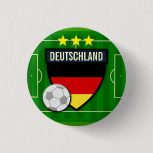 Deutschland Germany Soccer Button