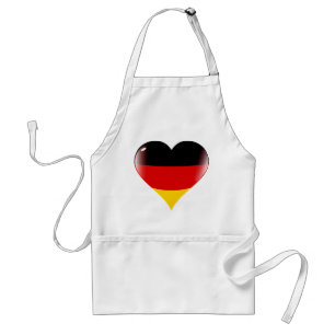 Deutschland heart standard apron