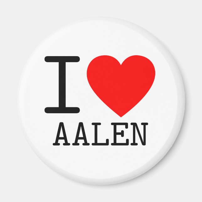 Deutschland I love Aalen Baden-Württemberg Magnet (Front)