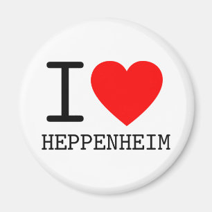 Deutschland I love Heppenheim Bundesland Hessen Magnet