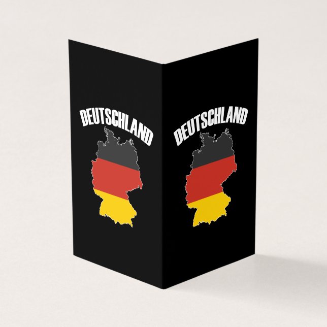 Deutschland Map - German Flag - Germany Travel (Outside)