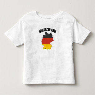 Deutschland Map - German Flag - Germany Travel Toddler T-Shirt