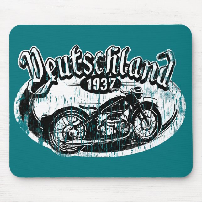 Deutschland Motowear Mouse Mat (Front)