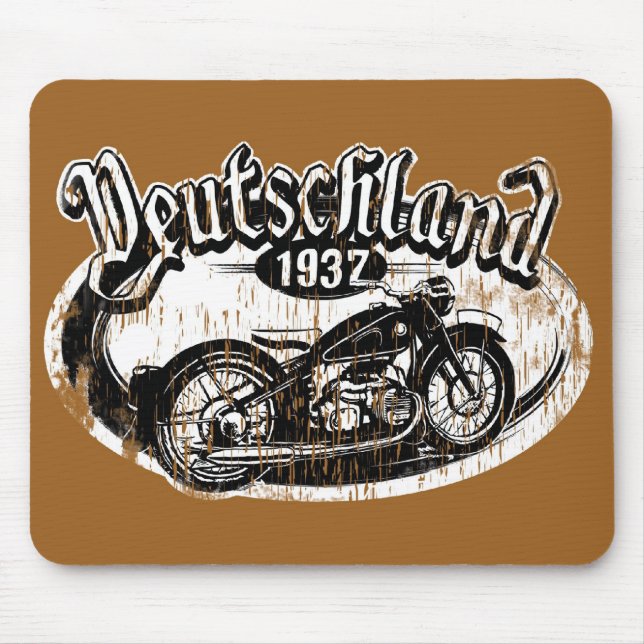 Deutschland Motowear Mouse Mat (Front)
