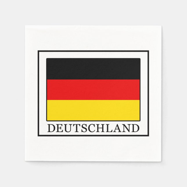 Deutschland Napkin (Front)