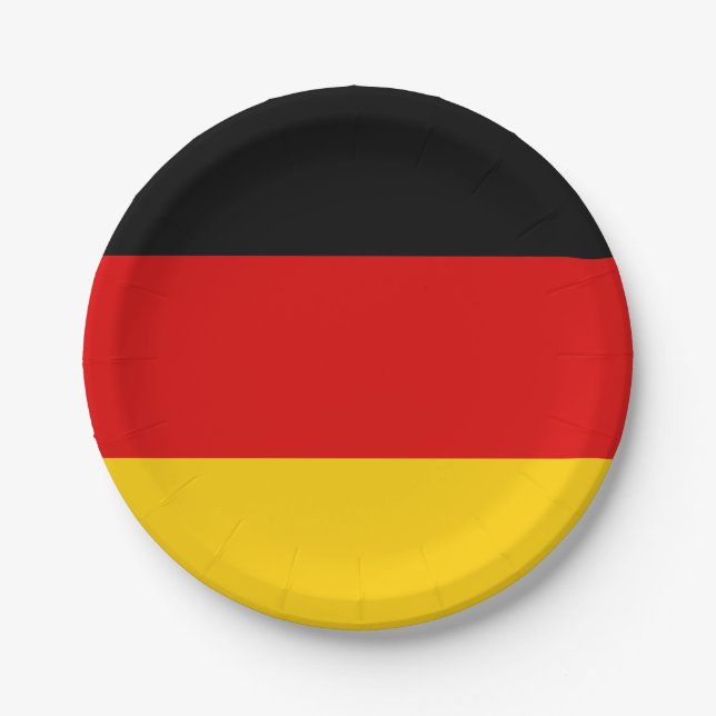 Deutschland Paper Plate (Front)