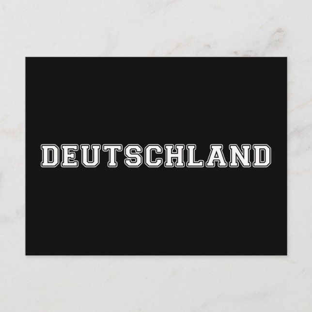 Deutschland Postcard (Front)