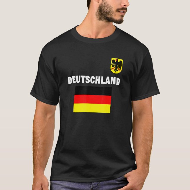 Deutschland Soccer Flag Germany German Flags Top T (Front)