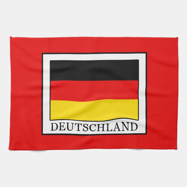 Deutschland Tea Towel (Horizontal)