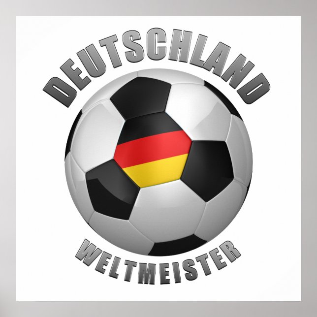 Deutschland Weltmeister Poster (Front)