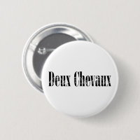 Deux Chevaux 2CV Minimalistic Silhoutte Typography