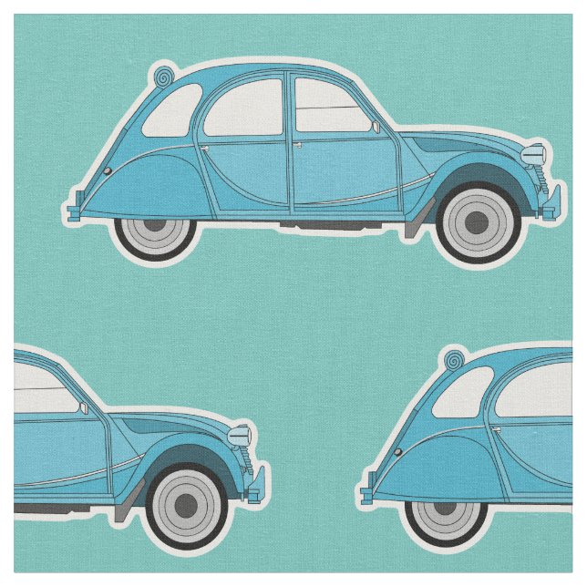 Deux Chevaux Fabric (Close Up)