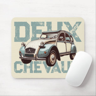 Deux Chevaux Mouse Mat