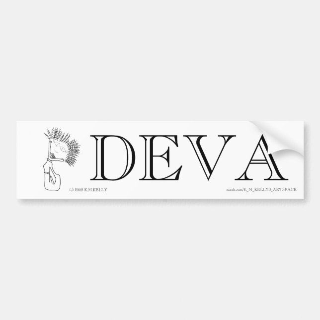 DEVA Bumper Sticker (Front)