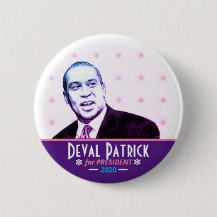 Deval Patrick for President 2020 6 Cm Round Badge