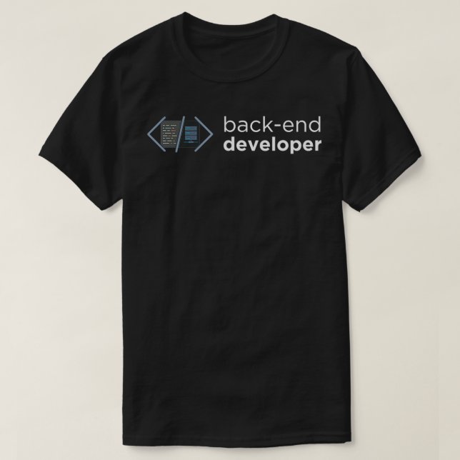 Developer Backend  T-Shirt (Design Front)