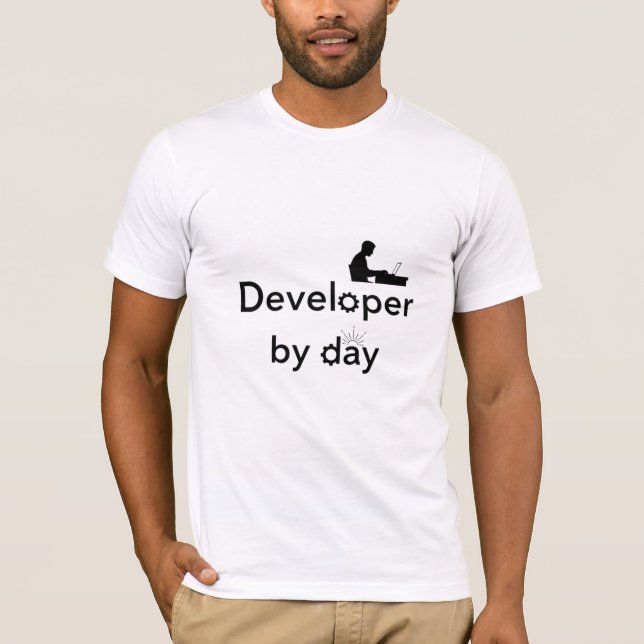 Developer by Day T-Shirt (Front)