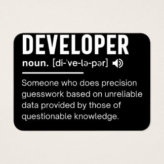 Developer Dictionary Definition Funny developers