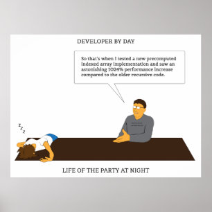 Developer Party Poster